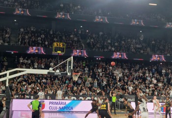 Galerie Foto. U-BT Cluj-Napoca luptă cu Aris Salonic pentru un loc în faza eliminatorie din EuroCup