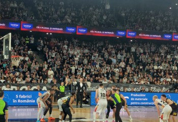 Galerie Foto. U-BT Cluj-Napoca luptă cu Aris Salonic pentru un loc în faza eliminatorie din EuroCup