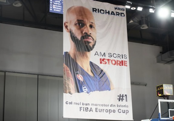 Kris Richard devine primul jucător din istoria FIBA Europe Cup cu 1000 de puncte marcate