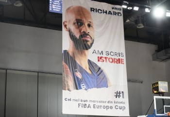 Kris Richard devine primul jucător din istoria FIBA Europe Cup cu 1000 de puncte marcate