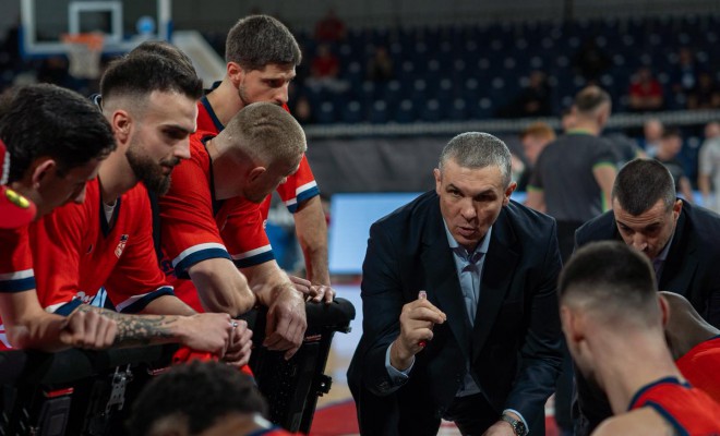 F8 Oradea. Cristian Achim: „Am avut multe recuperări ofensive și assist-uri. Asta ne-a salvat”