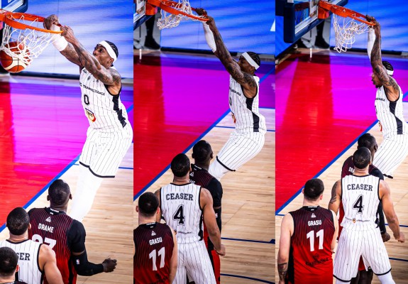 Guzman și Russell au oferit cea mai spectaculoasă fază din semifinale. Video 