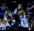 Arbitră făcută knock-out în urma unei bătăi generale în NCAA Women. Video