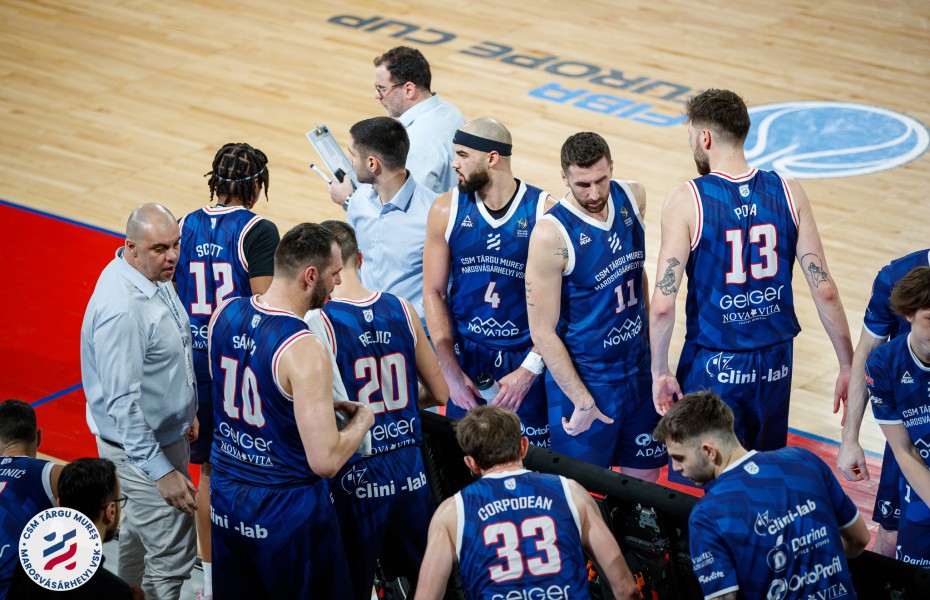 Victorie fără emoții pentru CSM Târgu Mureș în duelul cu CSM Galați