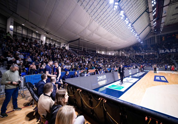 Buducnost, amendată pentru incidentele din tribune de la meciul din EuroCup cu U-BT Cluj