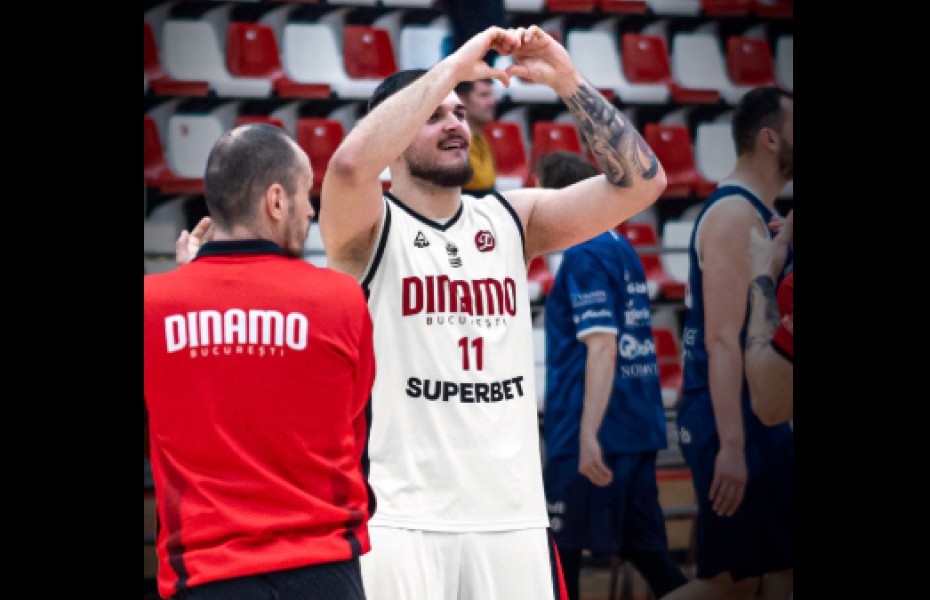 Dinamo și-a consolidat poziția pe podium după o victorie dominantă