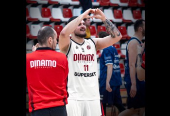 Dinamo și-a consolidat poziția pe podium după o victorie dominantă