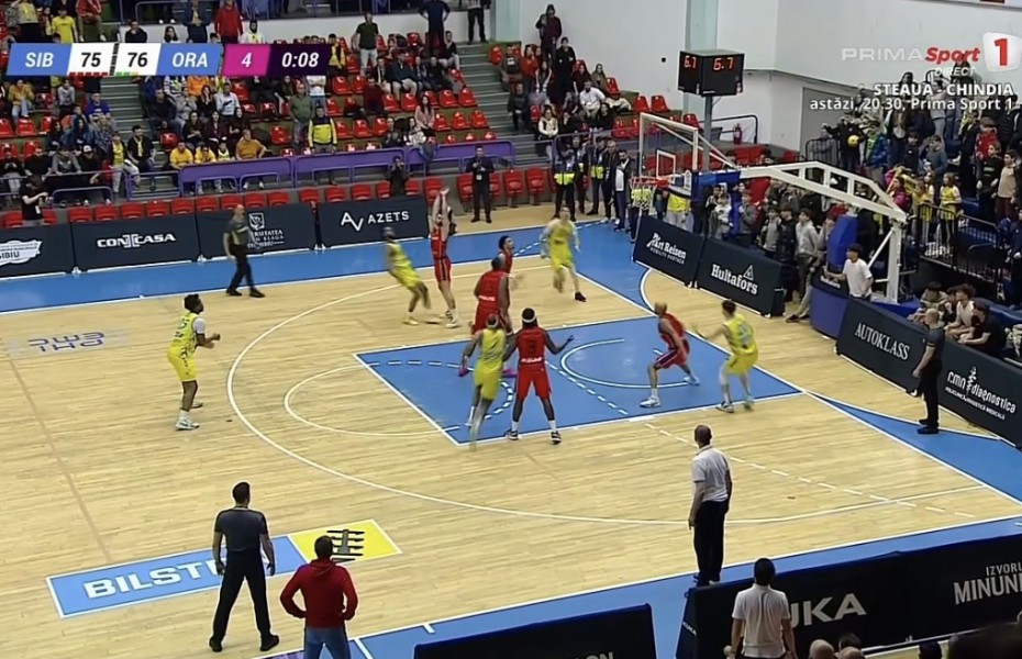 VIDEO. Randolph a adus victoria pentru CSU Sibiu în duelul cu CSM Oradea