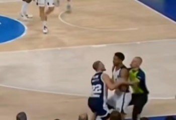 VIDEO. Malachi Flynn a fost la un pas de bătaie cu Anthony Brown