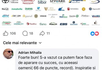 Președintele CJ Vâlcea îl temperează pe șeful echipei de baschet