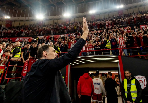 Pentru al doilea an la rând, Olympiakos a câștigat sezonul regulat din Euroligă