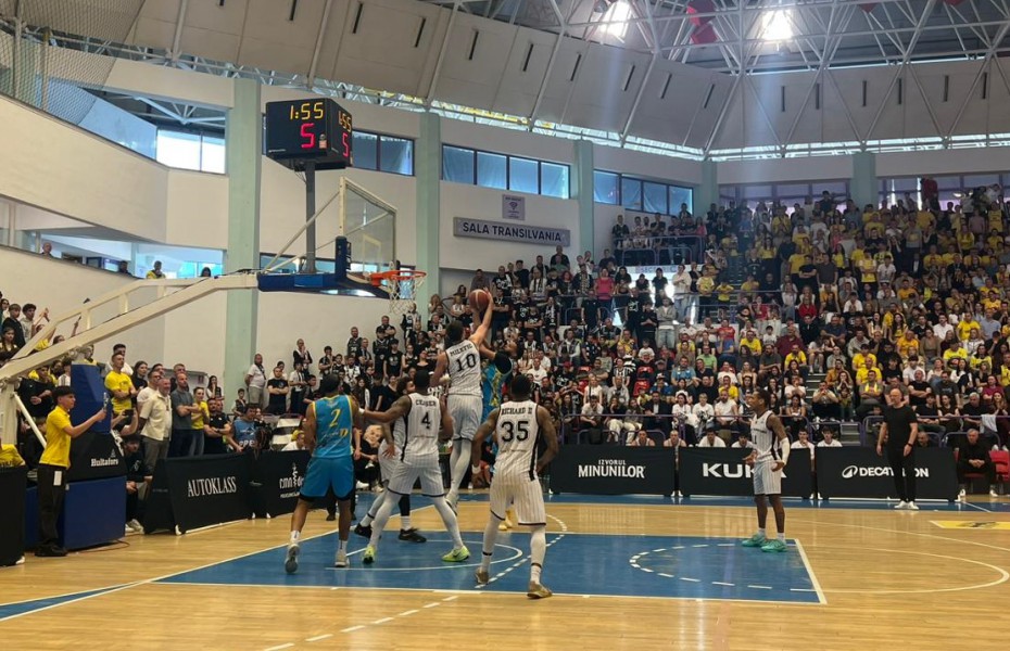 U-BT Cluj-Napoca se impune și mai greu în meciul doi de la Sibiu
