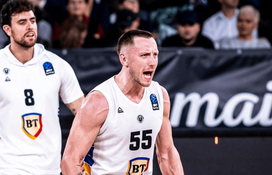 Unul dintre baschetbaliștii lui U-BT Cluj a fost inclus în echipa ideală din Liga Adriatică