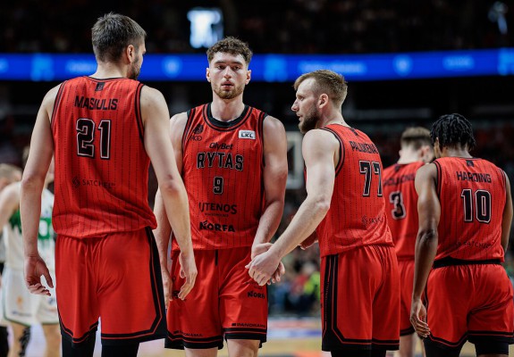 Rytas Vilnius a fost eliminată în sferturi din play-off-ul campionatului Lituaniei