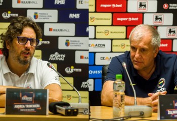 Zeljko Obradovic și Andrea Trinchieri au tras concluziile după turneul amical de la Cluj-Napoca