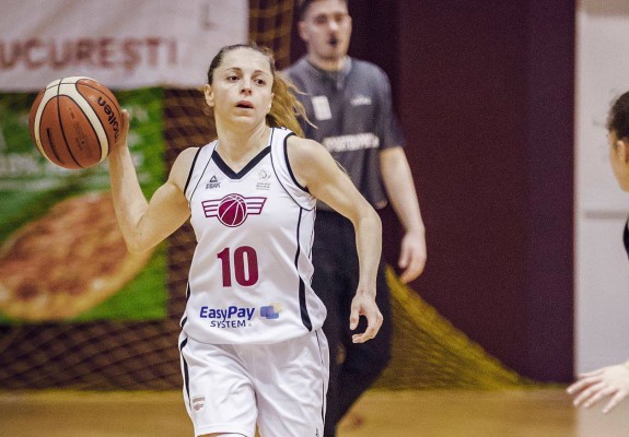 Florina Stănici (Diaconu), din nou lidera Rapidului cu 27 de puncte contra Olimpiei CSU Brașov