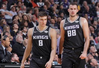Duo-ul sârbesc al celor de la Sacramento Kings a contribuit consistent în victoria cu Portland Trail Blazers