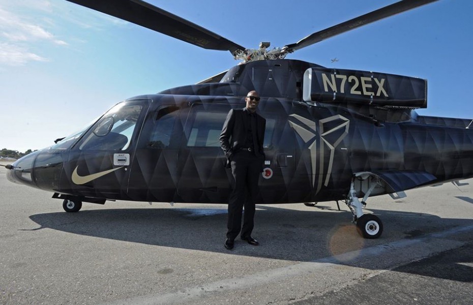 Kobe Bryant deținea elicopterul personalizat cu însemnele sale de peste 10 ani de zile