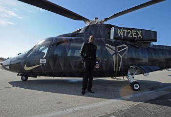 Kobe Bryant deținea elicopterul personalizat cu însemnele sale de peste 10 ani de zile