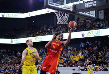 Fotoreportaj: Spania câștigă împotriva României la Cluj-Napoca