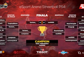 Istoria baschetului 3x3 se rescrie online: Primul campion la eSport Arena Streetball a fost desemnat duminică seară și e din Timișoara!