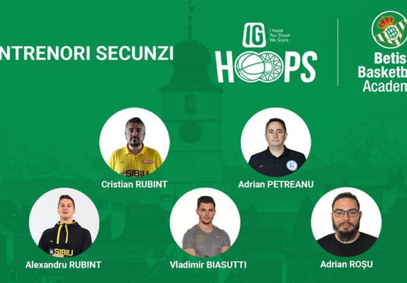 Cinci antrenori români vor fi secunzi la Real Betis Baloncesto Camp