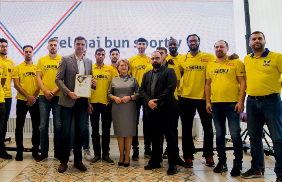 Primăria Sibiu acordă un sprijin financiar considerabil echipei de baschet