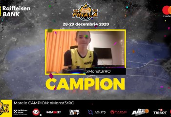 Spectacol total la finala Raiffeisen Bank eSport Arena Streetball: Turneul de baschet 3x3 online a pus punct anului 2020
