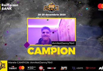 Spectacol total la finala Raiffeisen Bank eSport Arena Streetball: Turneul de baschet 3x3 online a pus punct anului 2020