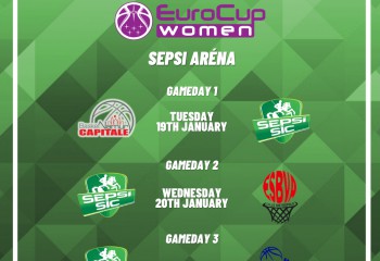 Programul lui Sepsi-SIC în grupa G din EuroCup Women