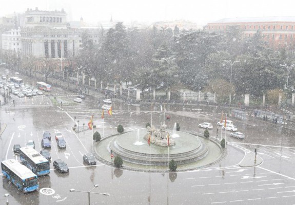 O partidă din Euroligă a fost amânată din cauza condițiilor meteo din Spania