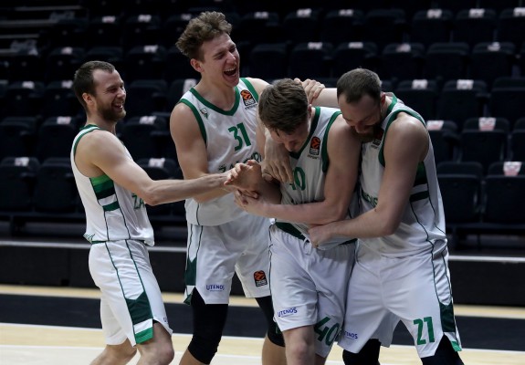 Marius Grigonis, buzzer-beater de efect în meciul cu Valencia. Video