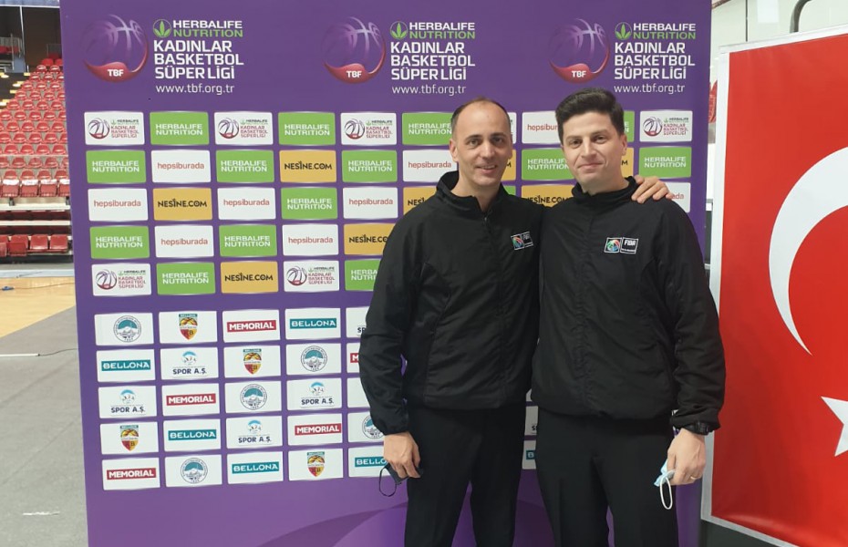 Alin Faur și Dragoș Nicolae vor arbitra un meci din optimile EuroCup Women