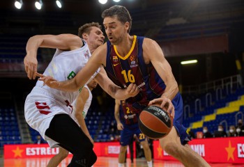 Pau Gasol a jucat din nou în echipamentul Barcelonei